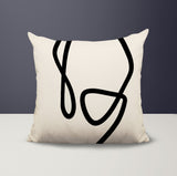 Tata Abstract Square Indoor/Outdoor Throw Pillow