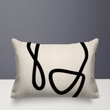Tata Abstract Lumbar Indoor/Outdoor Throw Pillow