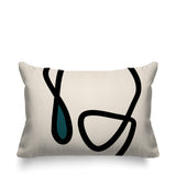 Tata Abstract Lumbar Indoor/Outdoor Throw Pillow