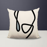 Tata Abstract Square Indoor/Outdoor Throw Pillow