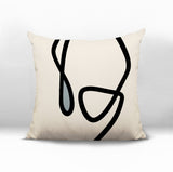 Tata Abstract Square Indoor/Outdoor Throw Pillow
