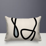 Tata Abstract Lumbar Indoor/Outdoor Throw Pillow