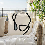 Tata Abstract Lumbar Indoor/Outdoor Throw Pillow