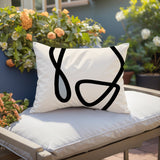 Tata Abstract Reversible Indoor/Outdoor Rectangular Pillow