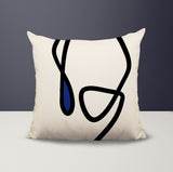 Tata Abstract Square Indoor/Outdoor Throw Pillow