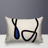 Tata Abstract Lumbar Indoor/Outdoor Throw Pillow