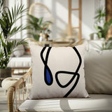 Tata Abstract Lumbar Indoor/Outdoor Throw Pillow