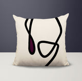 Tata Abstract Square Indoor/Outdoor Throw Pillow