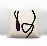 Tata Abstract Square Indoor/Outdoor Throw Pillow