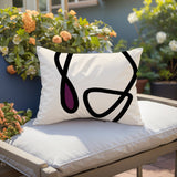 Tata Abstract Reversible Indoor/Outdoor Rectangular Pillow