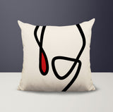 Tata Abstract Square Indoor/Outdoor Throw Pillow