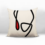 Tata Abstract Square Indoor/Outdoor Throw Pillow