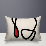 Tata Abstract Lumbar Indoor/Outdoor Throw Pillow