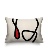 Tata Abstract Lumbar Indoor/Outdoor Throw Pillow