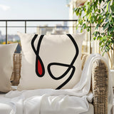 Tata Abstract Lumbar Indoor/Outdoor Throw Pillow