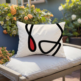 Tata Abstract Reversible Indoor/Outdoor Rectangular Pillow