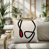 Tata Abstract Lumbar Indoor/Outdoor Throw Pillow