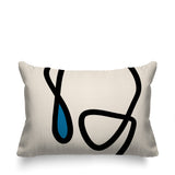 Tata Abstract Lumbar Indoor/Outdoor Throw Pillow