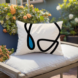 Tata Abstract Reversible Indoor/Outdoor Rectangular Pillow