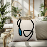 Tata Abstract Lumbar Indoor/Outdoor Throw Pillow