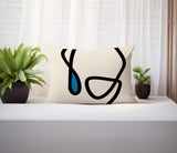 Tata Abstract Reversible Indoor/Outdoor Rectangular Pillow