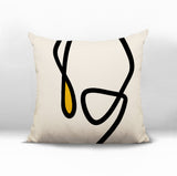Tata Abstract Square Indoor/Outdoor Throw Pillow
