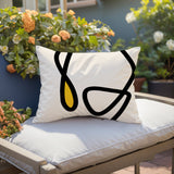 Tata Abstract Reversible Indoor/Outdoor Rectangular Pillow