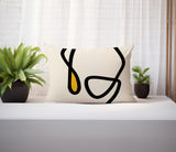 Tata Abstract Reversible Indoor/Outdoor Rectangular Pillow