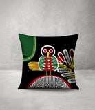 PolyTwill Bird Square Indoor/Outdoor Throw Pillow