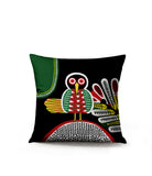 PolyTwill Bird Square Indoor/Outdoor Throw Pillow
