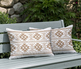 Tawa 2 Sets Indoor/Outdoor Reversible Rectangular Pillow