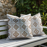Tawa 2 Sets Indoor/Outdoor Reversible Square Pillow