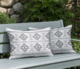 Tawa 2 Sets Indoor/Outdoor Reversible Rectangular Pillow