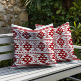 Tawa 2 Sets Indoor/Outdoor Reversible Square Pillow