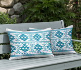 Tawa 2 Sets Indoor/Outdoor Reversible Rectangular Pillow