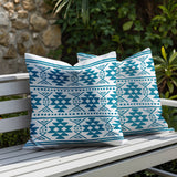 Tawa 2 Sets Indoor/Outdoor Reversible Square Pillow