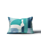 Fairbanks Wine Bottle Lumbar Indoor/Outdoor Throw Pillow