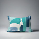 Fairbanks Wine Bottle Lumbar Indoor/Outdoor Throw Pillow