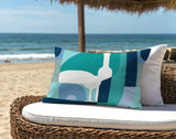 Fairbanks Wine Bottle Lumbar Indoor/Outdoor Throw Pillow