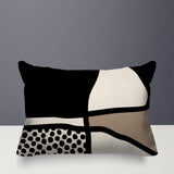 Teeny Abstract Reversible Indoor/Outdoor Rectangular Pillow