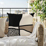 Teeny Abstract Square Indoor/Outdoor Throw Pillow