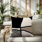 Teeny Abstract Square Indoor/Outdoor Throw Pillow
