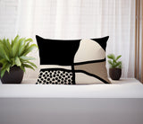 Teeny Abstract Reversible Indoor/Outdoor Rectangular Pillow