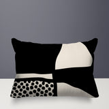 Teeny Abstract Reversible Indoor/Outdoor Rectangular Pillow