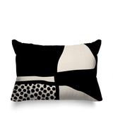 Teeny Abstract Reversible Indoor/Outdoor Rectangular Pillow