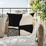 Teeny Abstract Square Indoor/Outdoor Throw Pillow