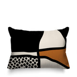 Teeny Abstract Reversible Indoor/Outdoor Rectangular Pillow