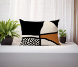 Teeny Abstract Reversible Indoor/Outdoor Rectangular Pillow