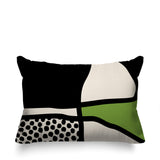 Teeny Abstract Reversible Indoor/Outdoor Rectangular Pillow