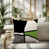 Teeny Abstract Square Indoor/Outdoor Throw Pillow